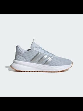 Adidas Women’s Mesh Trainer in Light Gray with Cloudfoam Gum Sole